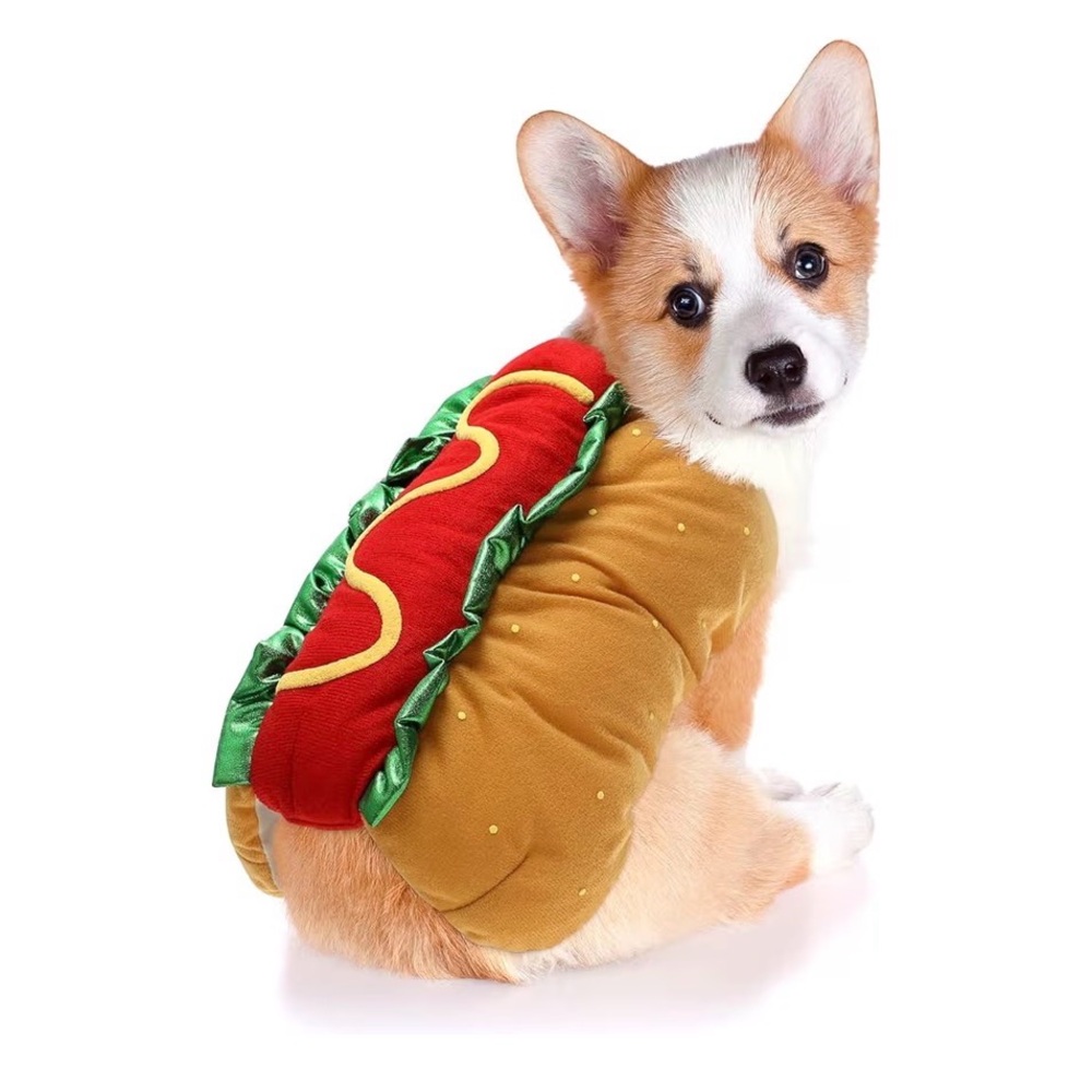 Hot Dog Pet Costume - Size Small